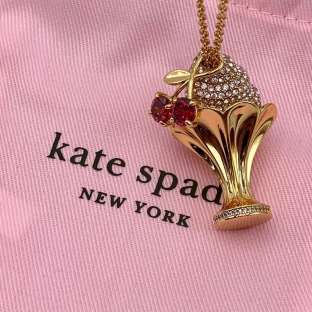 Kate Spade Ice Cream Sundae Pendant Necklace